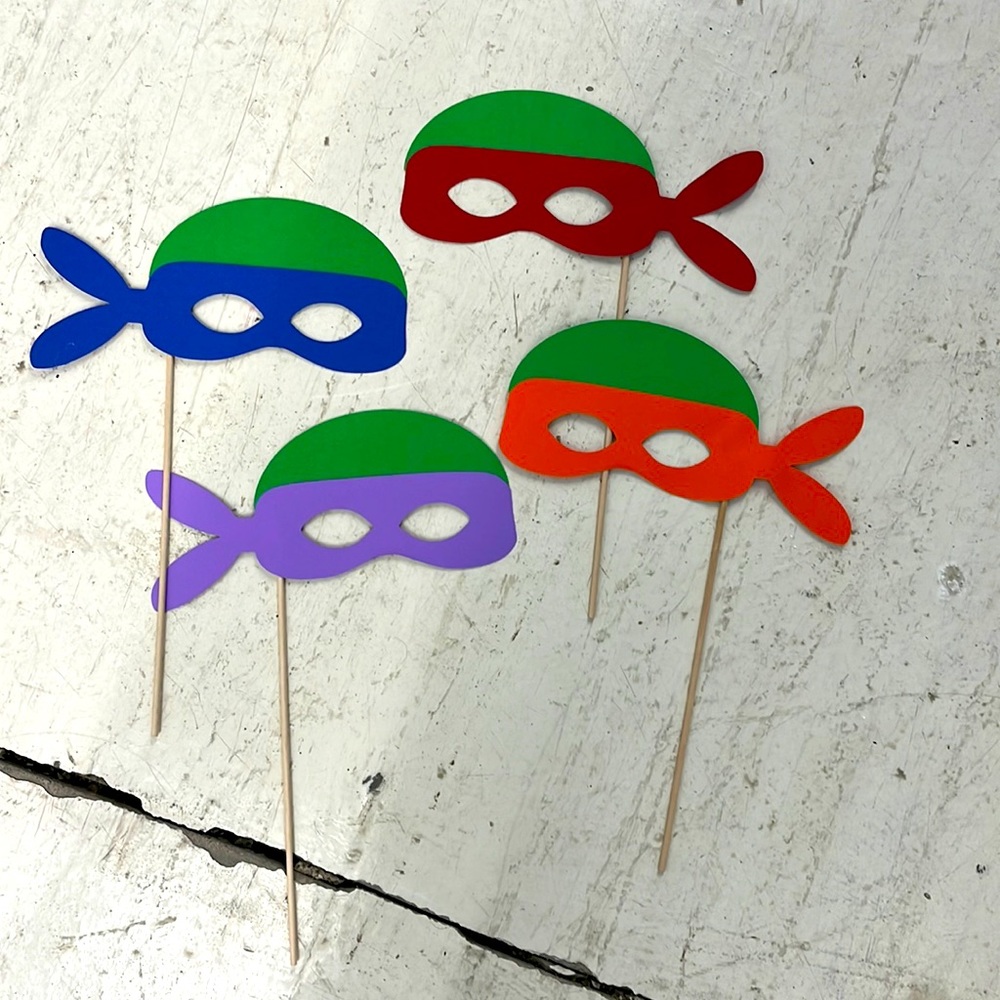 Ninja Turtles Photo Props!